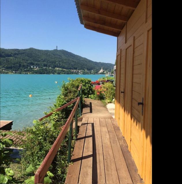 Seehaus Hochauer Direkter Seezugang Woerthersee Apartment Portschach am Woerthersee Luaran gambar