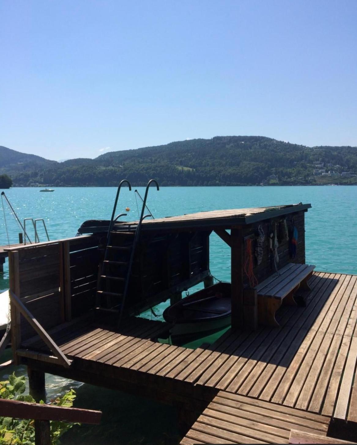 Seehaus Hochauer Direkter Seezugang Woerthersee Apartment Portschach am Woerthersee Luaran gambar